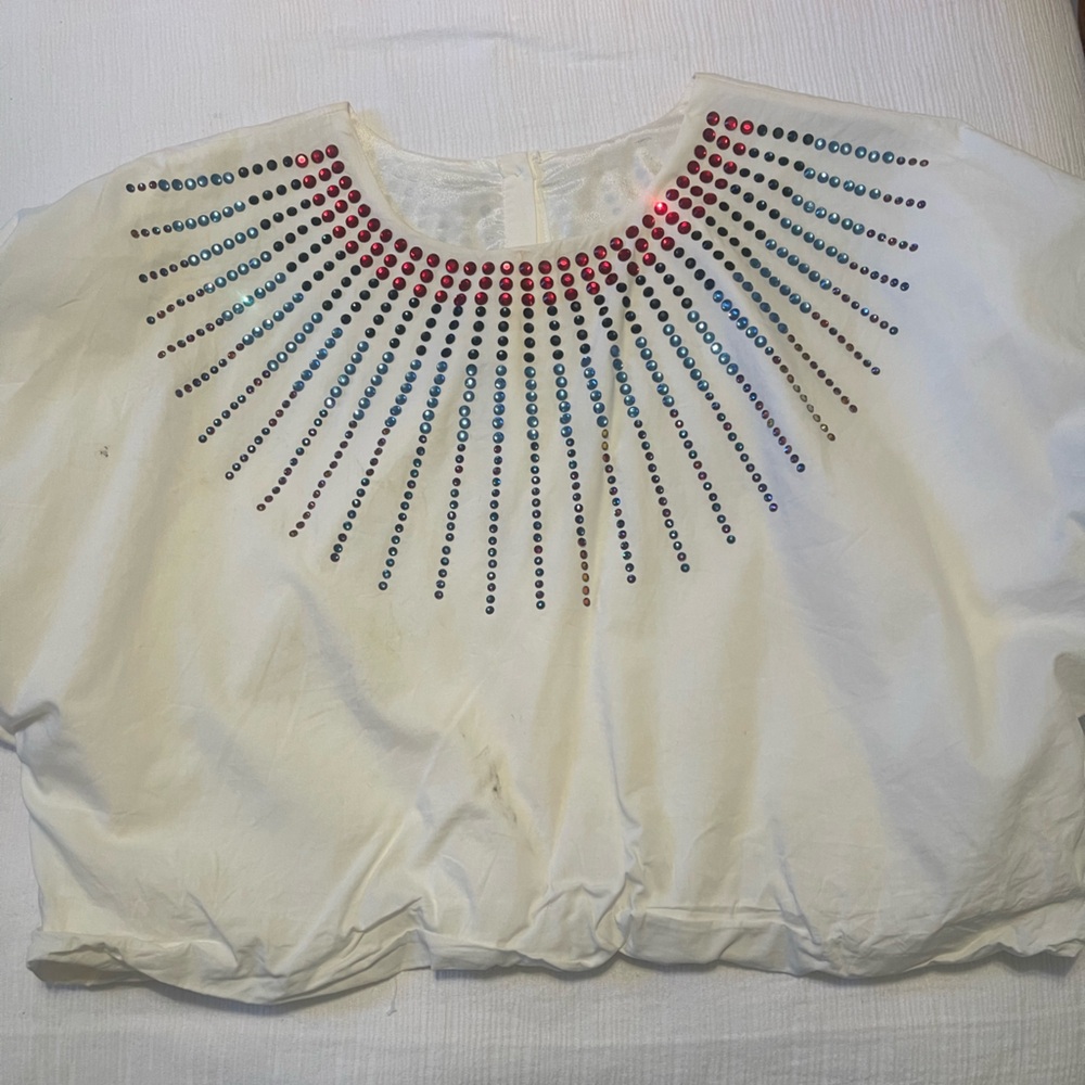 Queen of Sparkles top size Medium